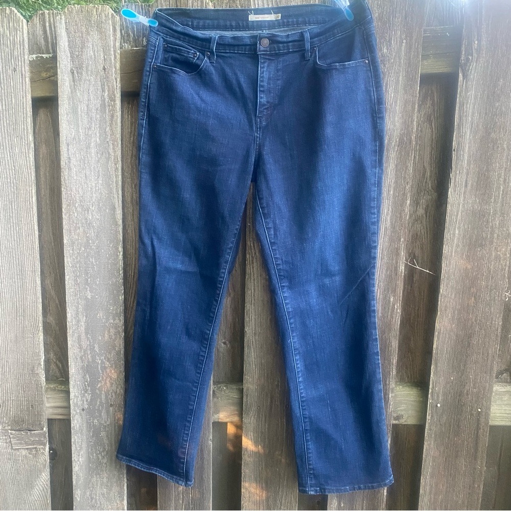Levi's Blue 505 Straight Leg Jeans